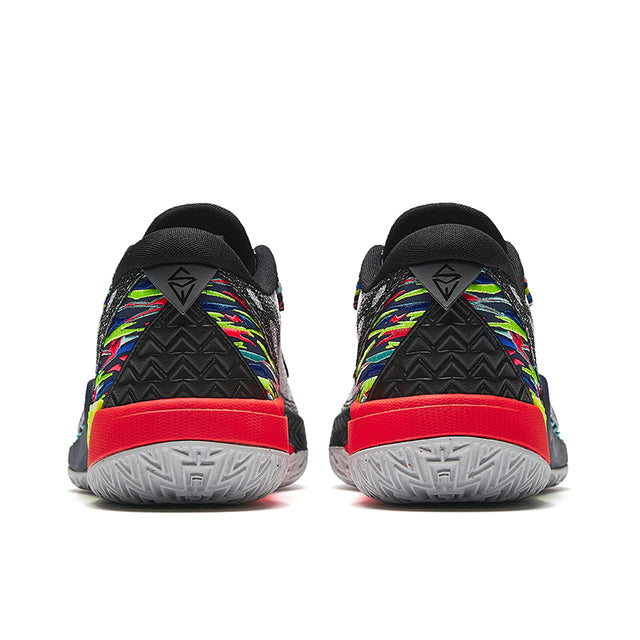 Anta Men Shock The Game Shock Wave 6.0 Shoes - Back View