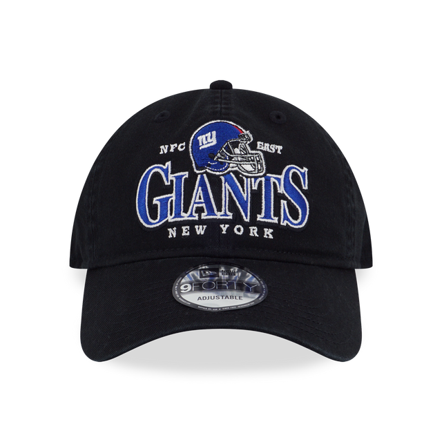 NEW YORK GIANTS NFL HELMET BLACK 9FORTY UNST CAP