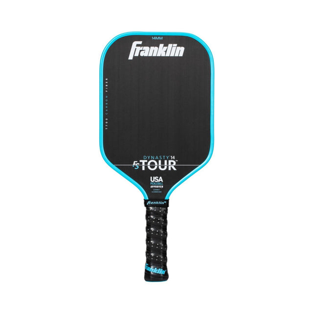 Pickleball paddle with Franklin Sports branding on a white background
