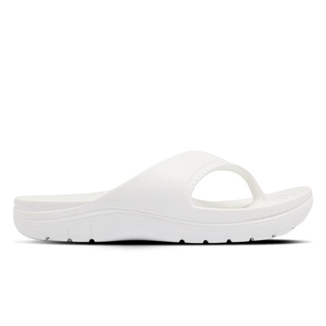 White sandal on a white background