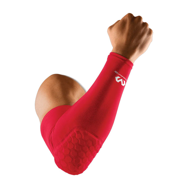 Mcdavid Hex Cmprssion Arm Slv Single Scarlet