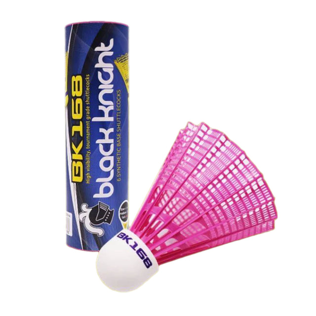 Black Knight 168 Pink Nylon Shuttlecocks