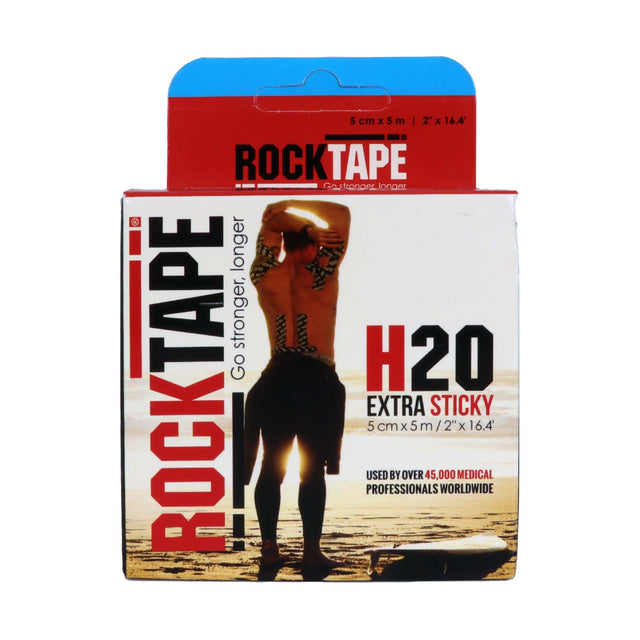 Rocktape H20 Kinesiology Tape 5Cmx5M Blu