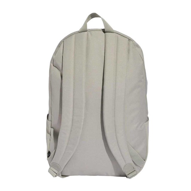 Light gray backpack on a white background