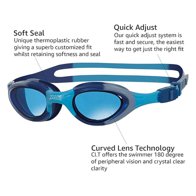 Zoggs Super Seal Jr Blucamo