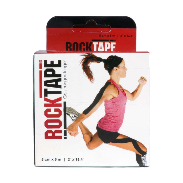 Rocktape Standard Kinesiology Tape 5Cmx5M Blk