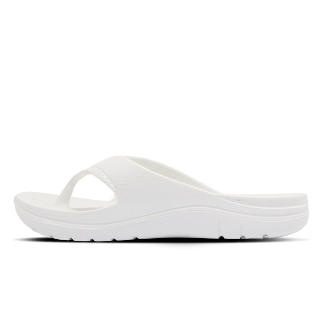 White sandal on a white background
