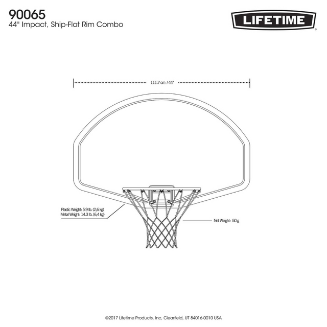 Lifetime 44 In Backboard Set