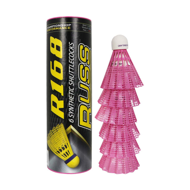 Russ Russ 168 Synthetic Shuttlecocks (Per Tube)