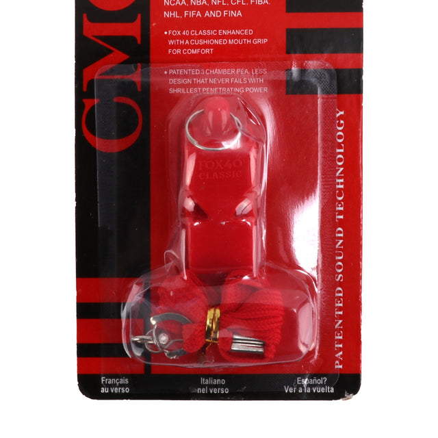 Questor Fox 40 Cmg Whistle W/Lanyard