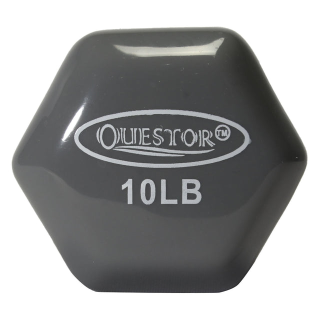 Questor Rubberized Dumbell (10Lbs)