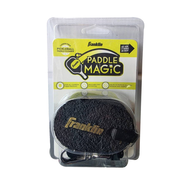 Packaged Franklin Paddle Magic pickleball paddle cleaner on a white background