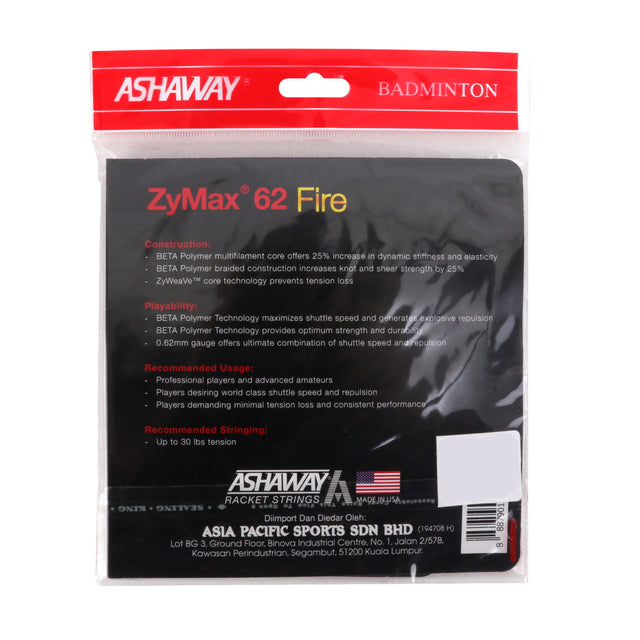 Ashaway Zymax 62 Fire