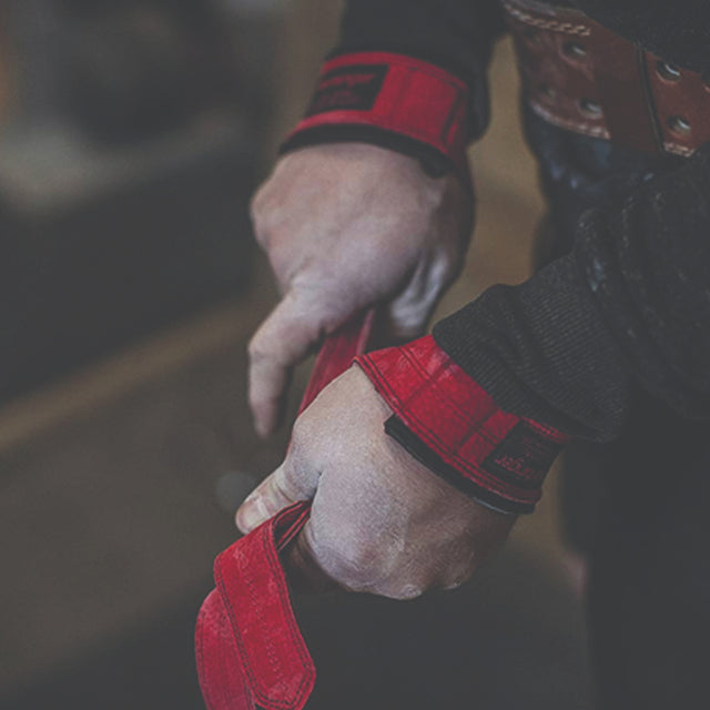 Harbinger Padded Leather Lifting Straps