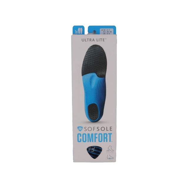 Sof Sole Ultra Lite Comfort Insoles 36-38