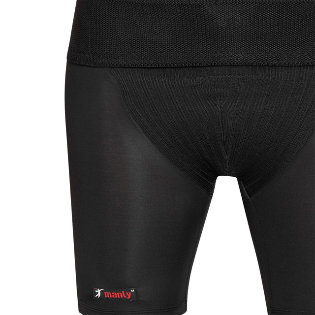 Manly Spndex Comprssion Spptr Shrts