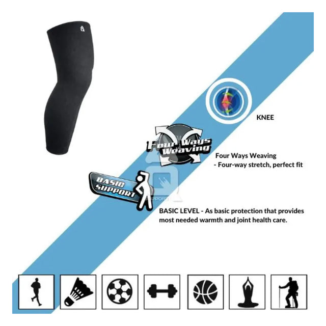 AQ 11511 Extended Elastic Knee Support