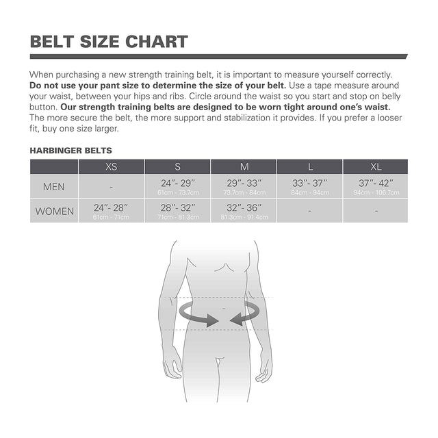 Harbinger Padded Leather Belt