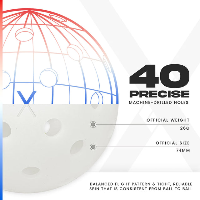 Franklin-Dsc X 40 Pickleball Rwb