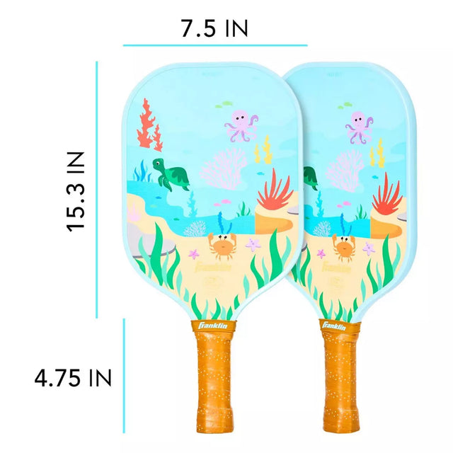 Franklin Sports Sea Life Youth Pickleball Paddle