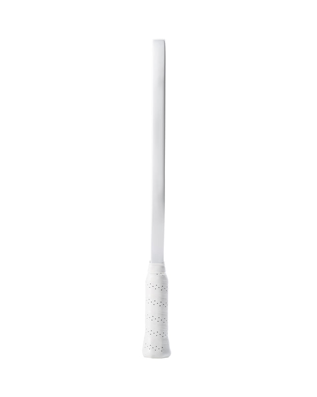 White plastic bat on a white background