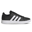 A pair of adidas Grand Court Base 2.0 sneakers in black and white color.