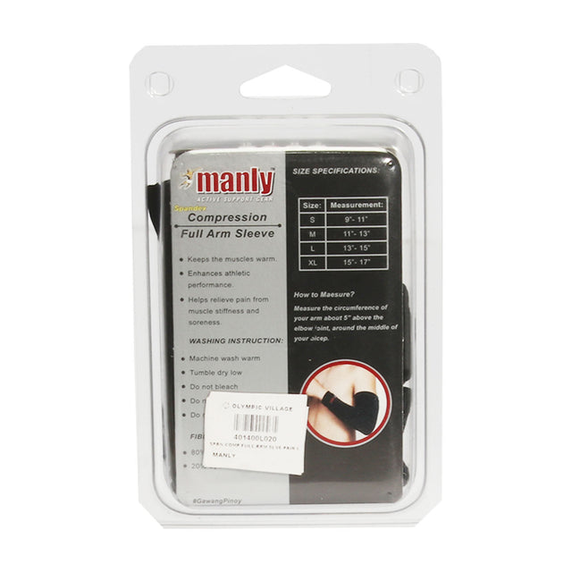 Manly Compression Full Arm Sleeve (Pair)