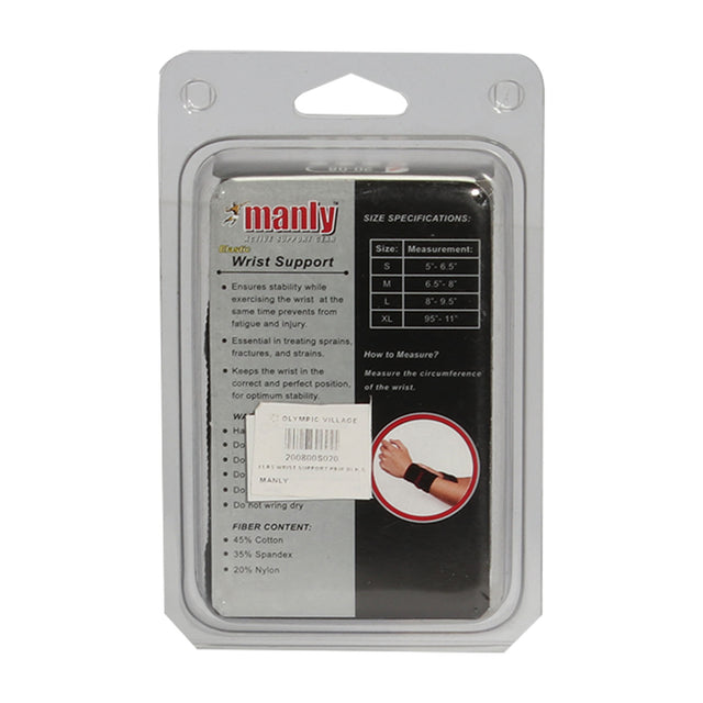 Manly Elastic Wrist Support (Pair)