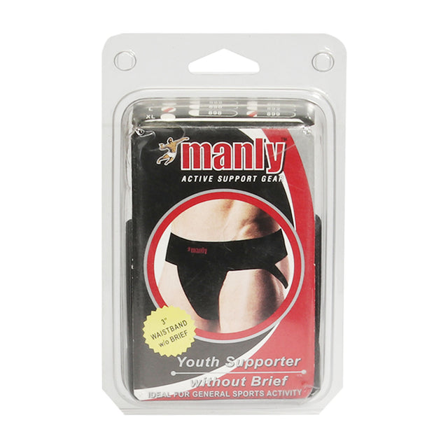 Manly Youth Supp 3In Cotton W/O Brief