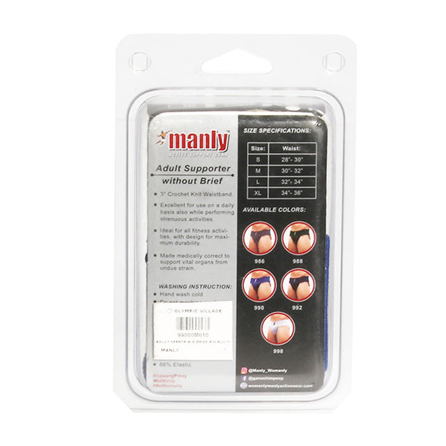 Manly Adult Supporter W/Out Brief