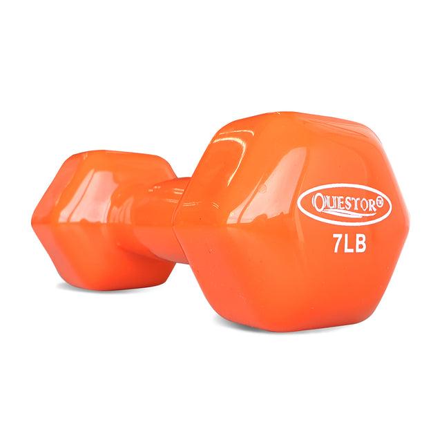 Questor Rubberized Dumbbell (7Lbs)