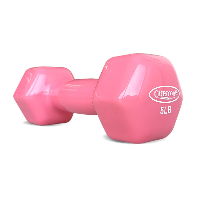 Questor Rubberized Dumbbell (5Lbs)