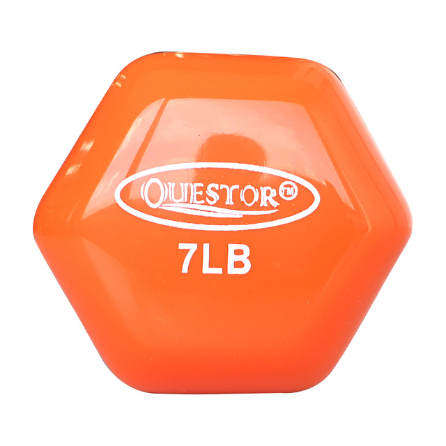 Questor Rubberized Dumbbell (7Lbs)