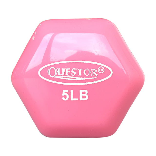 Questor Rubberized Dumbbell (5Lbs)