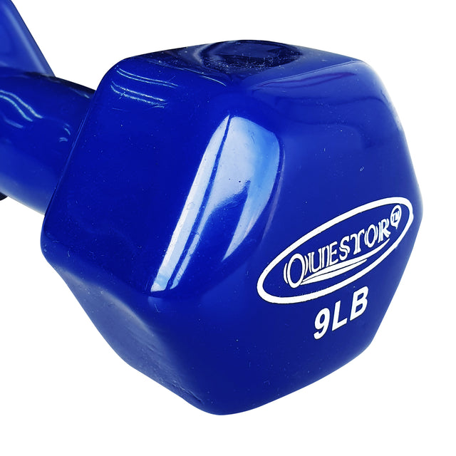 Questor Rubberized Dumbbell (9Lbs)