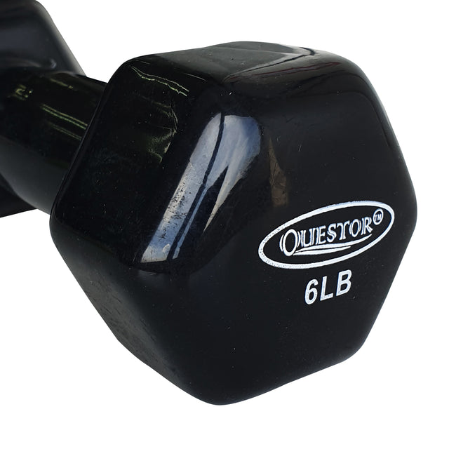 Questor Rubberized Dumbbell (6Lbs)
