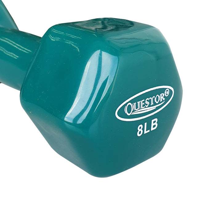 Questor Rubberized Dumbbell (8Lbs)