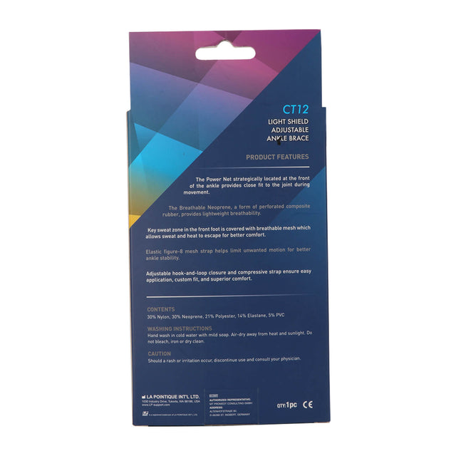 Lp Support Light Shield Adjustable Ankle Brace