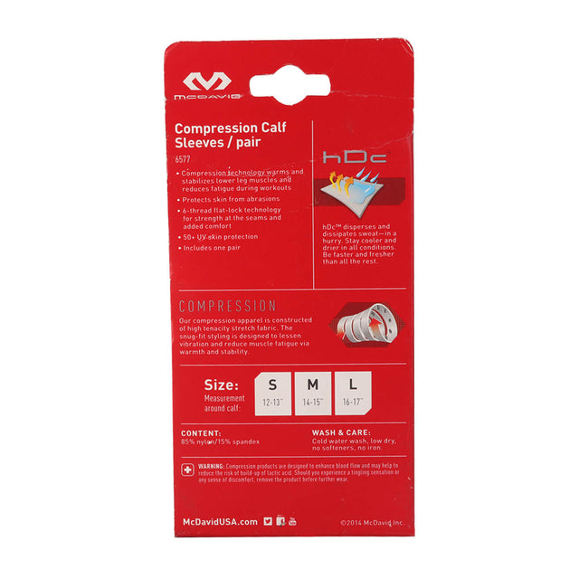 Mcdavid Compression Calf Sleeves