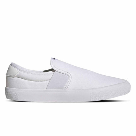 White slip-on sneaker on a white background