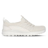 White athletic shoe on a white background