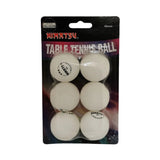 Nimatsu N21300P White Table Tennis Ball 3 Star 6 Pack