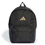 Black backpack with Adidas logo on a white background