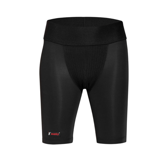 Manly Spndex Comprssion Spptr Shrts