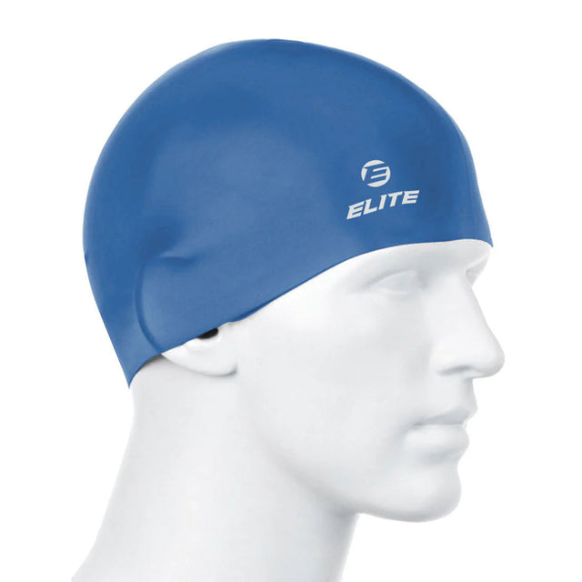 Lsi Elite Silicone Swimcap Blu