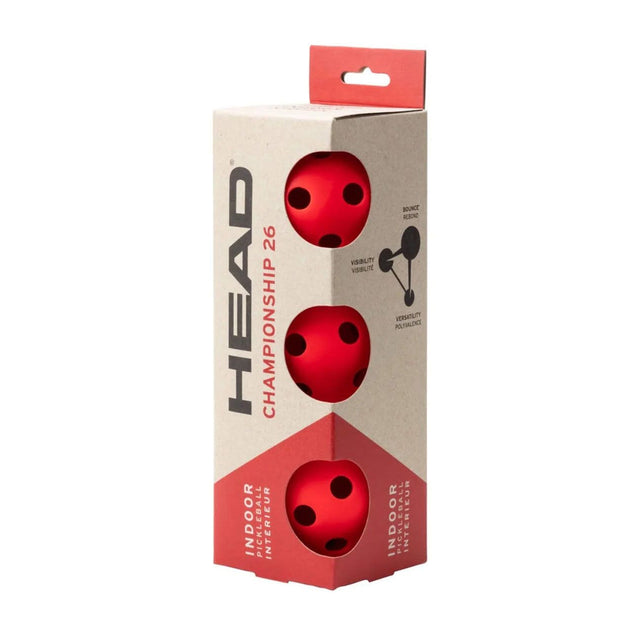 Head 3B Championship 26 Red Indoor