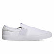 White slip-on sneaker on a white background