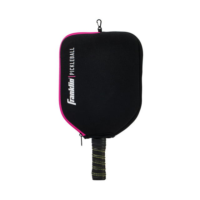 Franklin-Dsc Single Paddle Cover Blk/Pink Trim