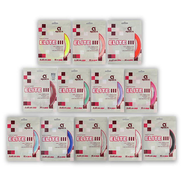 Apacs Elite 3 String Asstd 10M