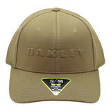 Oakley Bark Embossed Hat Army